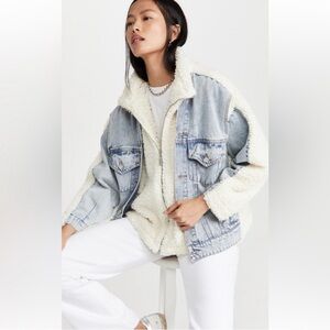 Blank NYC Bear Hug Sherpa Jacket size M NWOT